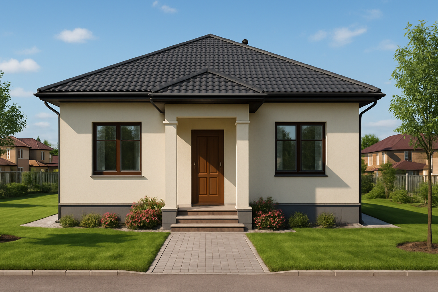 Дом 10×10, один этаж в Крыму