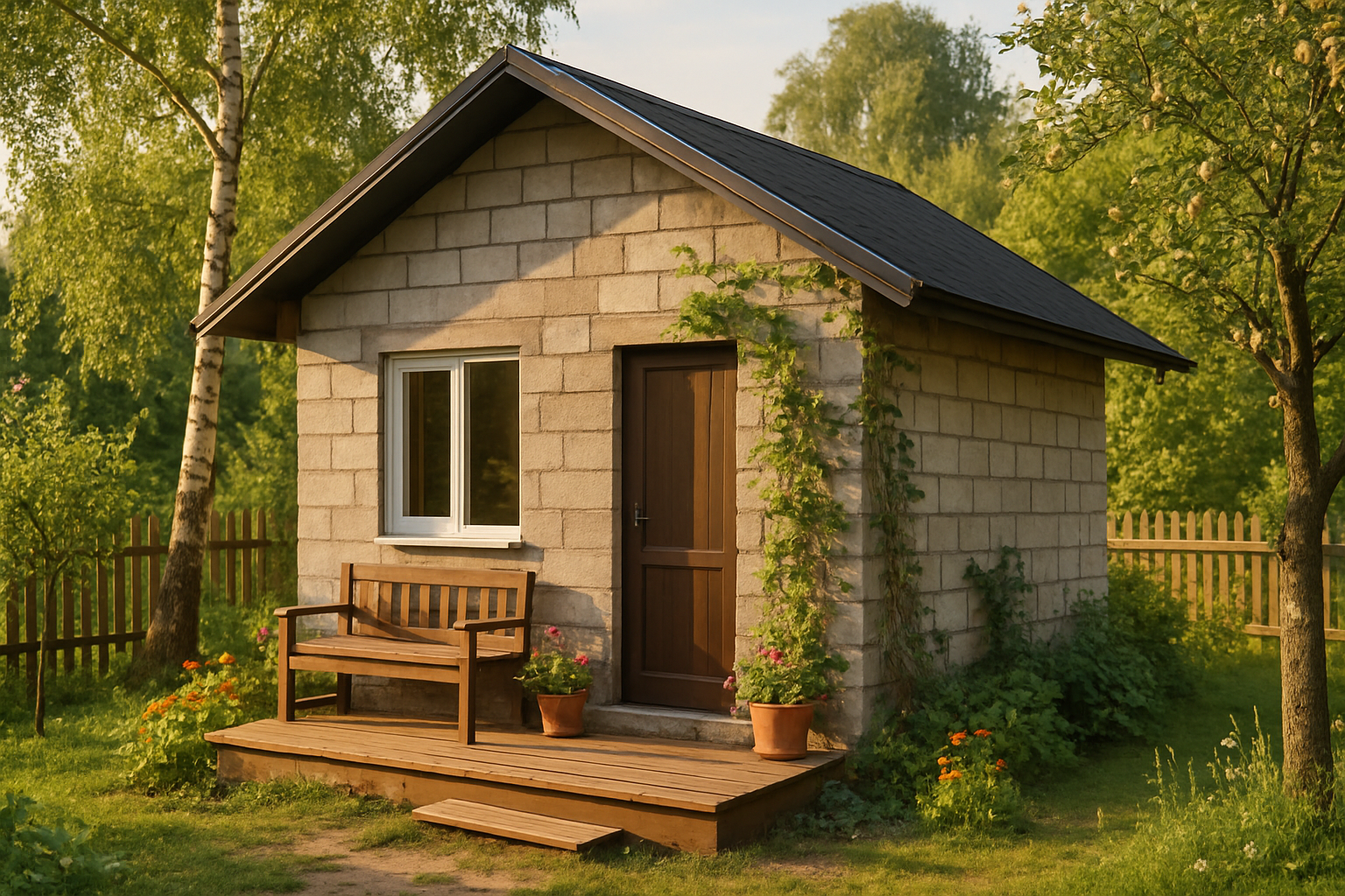 Дом из газоблока 6×6